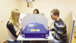 Ольфактометр в работе